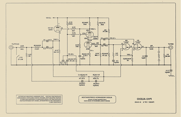 schema amplificateur à lampes